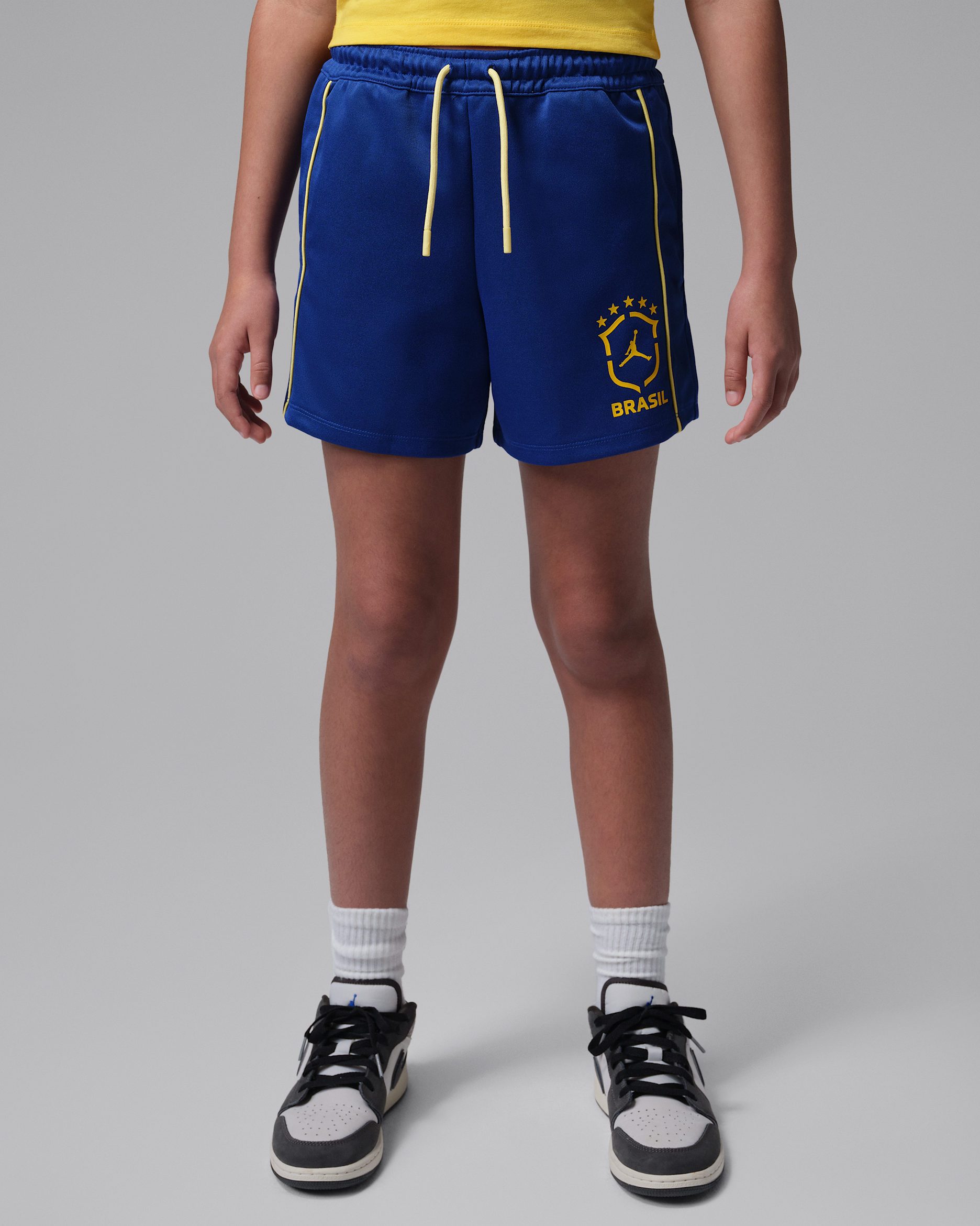 NIKE公式】ジョーダン ジュニア P6 ブラジル レトロ ニット ショート